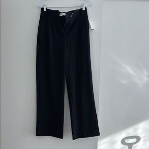NWT Abercrombie black straight leg pants